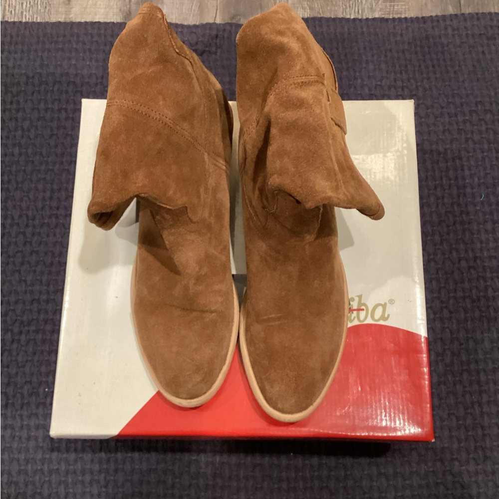 Suede Cowboy Boots